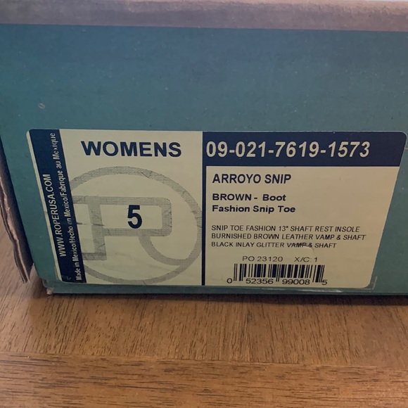 NWT NIB Roper Women’s Arroyo Fashion Boots Size 5 - Picture 4 of 11